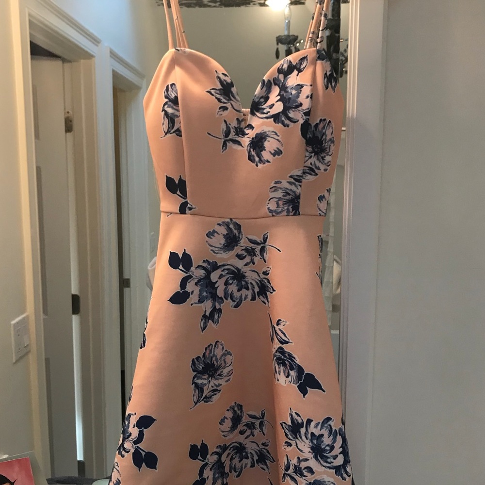 Pink Floral Dress
